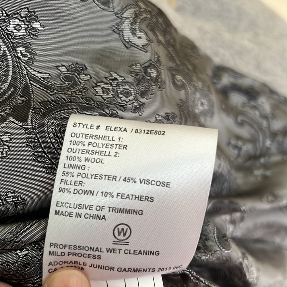 NWT SOSKEN Elexa Long Quilted Down Vest - Picture 7 of 9